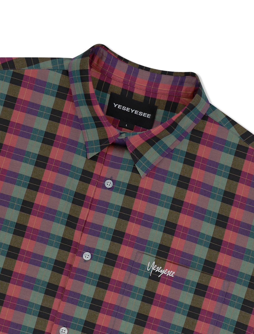 ★2025SS新作★YESEYESEE★Flannel Check Shirt yeseyesee® :: Flannel Check Shirt Black