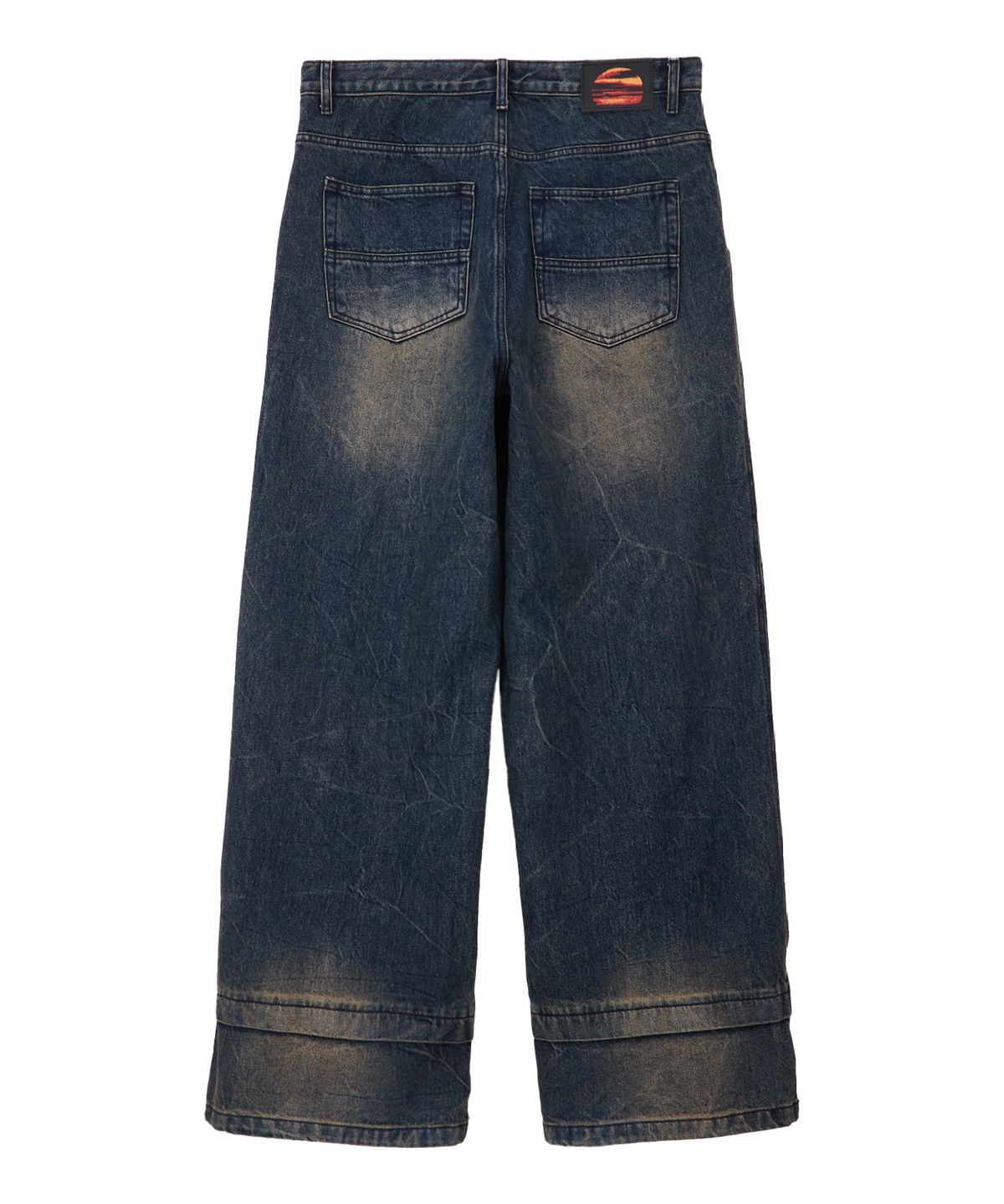 미드선(MIDSUN) Dirt Distance Jeans-Dirt Blue