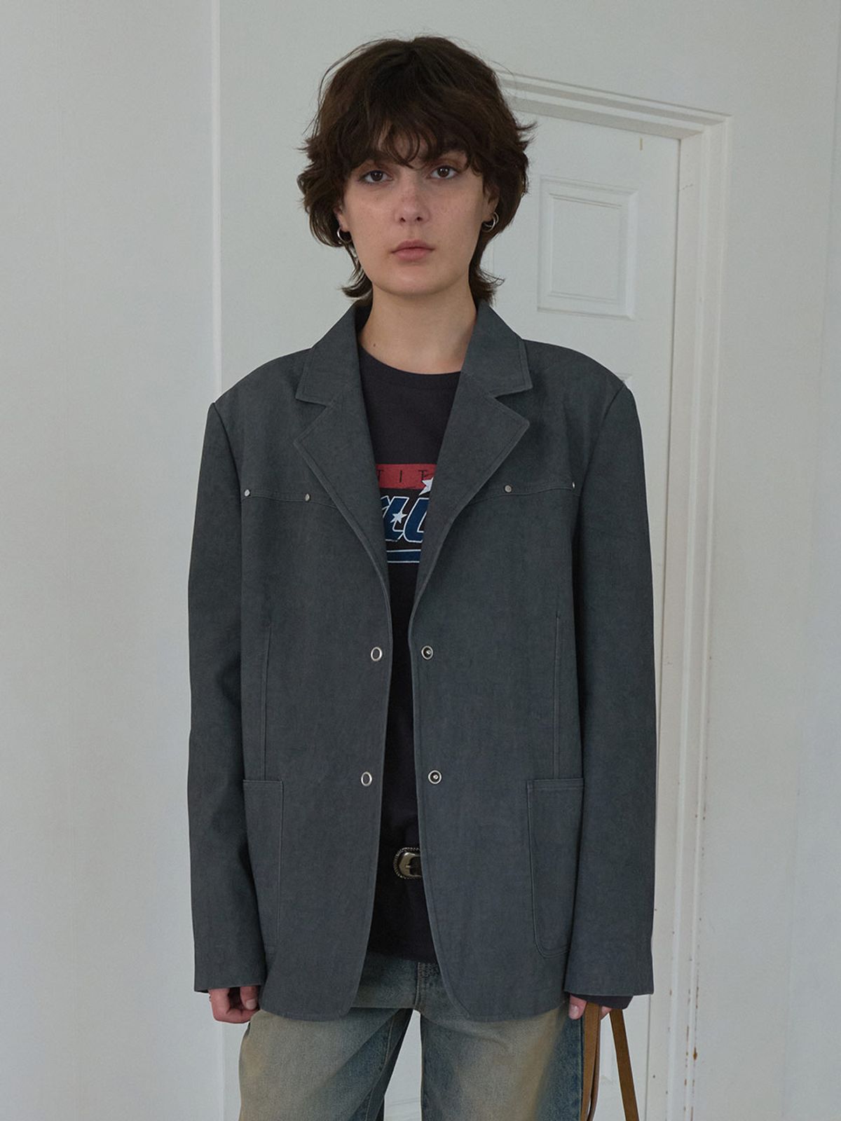 레이브(RAIVE) Washing Cotton Half Jacket VW5SJ073_2color