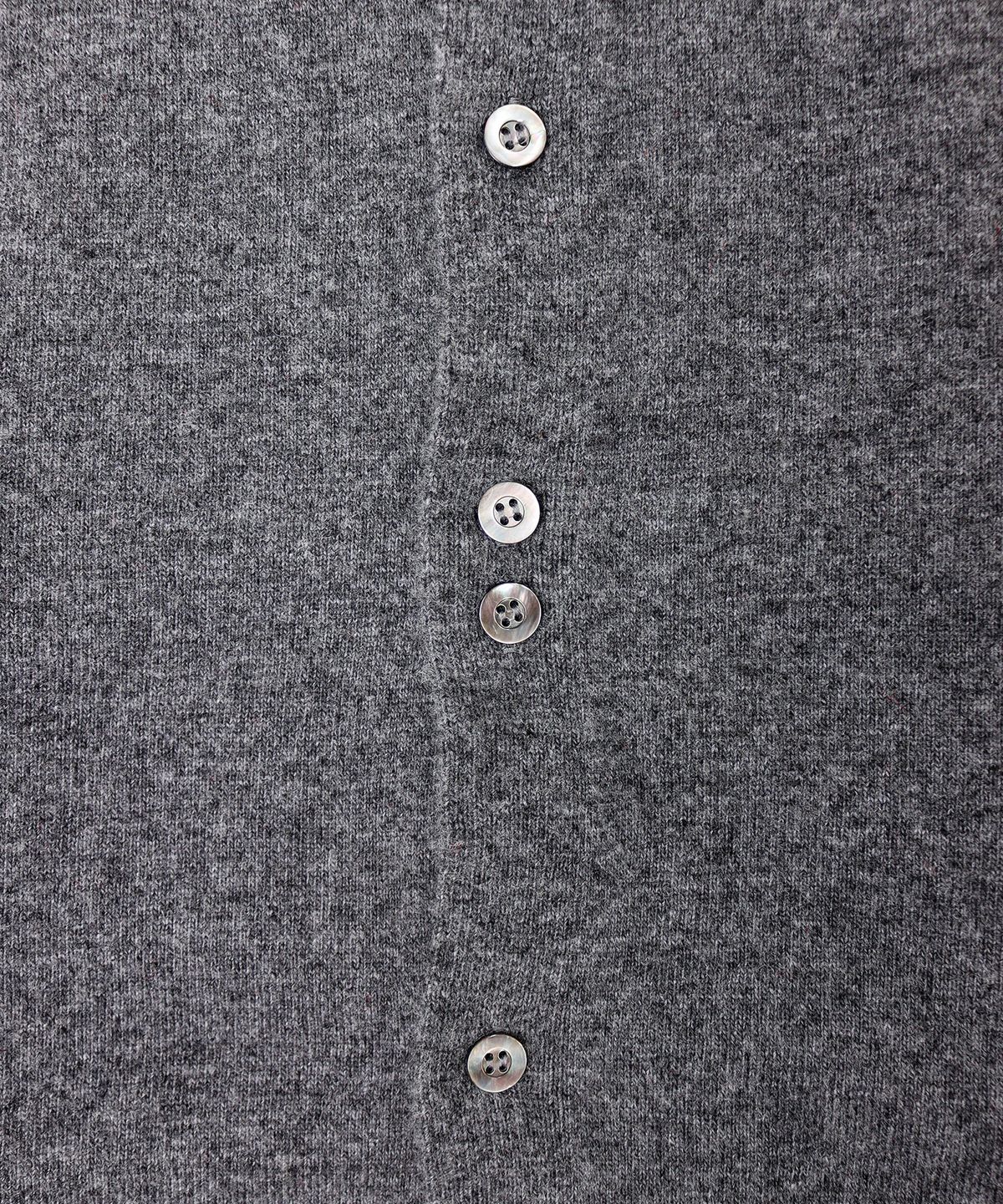 애니타임로릭(ANYTIME LOREAK) ORCHID ROUND CARDIGAN - CHARCOAL