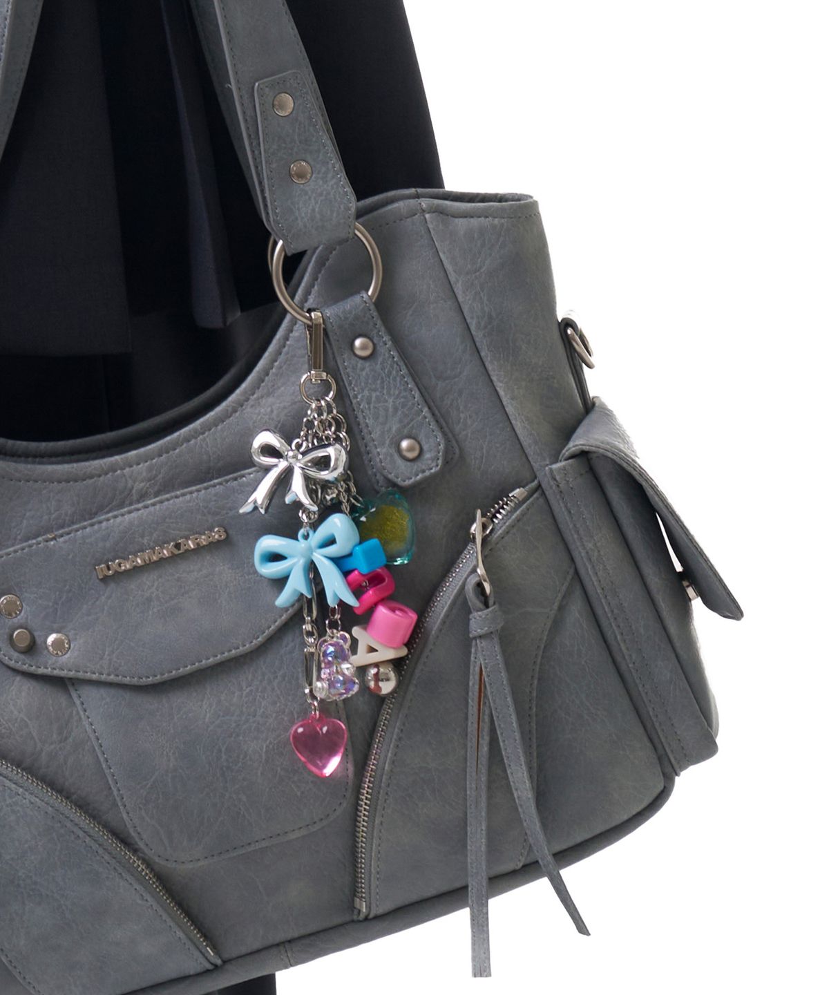 이우가마카라스(IUGAMAKARAS) Colorful IUGA Ribbon Keyring