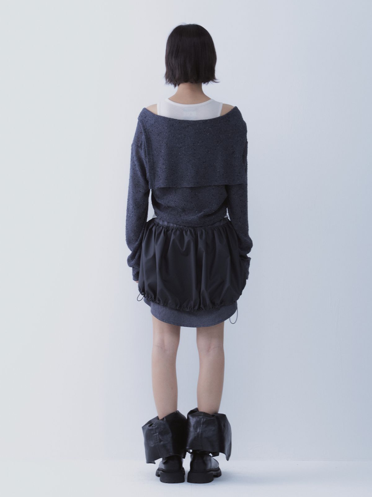 쎄쎄쎄(SETSETSET) SAILOR DUST KNIT CARDIGAN DARK GREEN