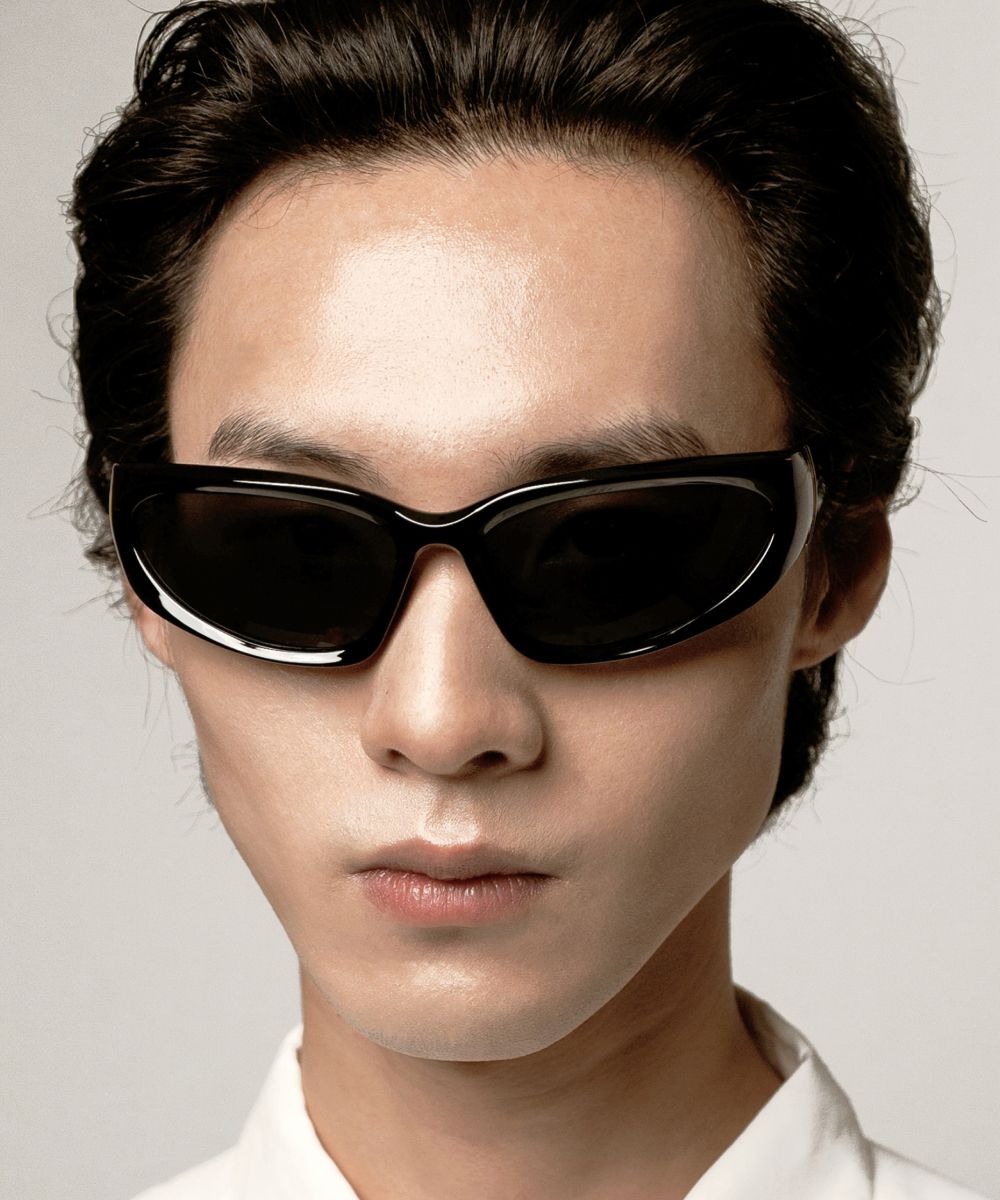 ★HANGLE EYEWEAR★ Oversized SUN Black MUSINSA | HANGLE EYEWEAR Neutro Oversized Sunglasses Black