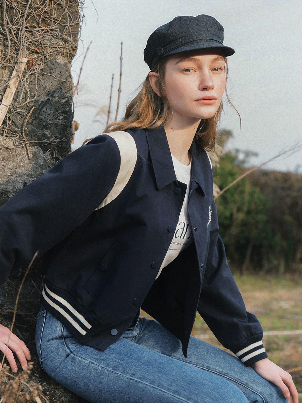 르니나(LENINA) CARIN matroos cap_BLACK