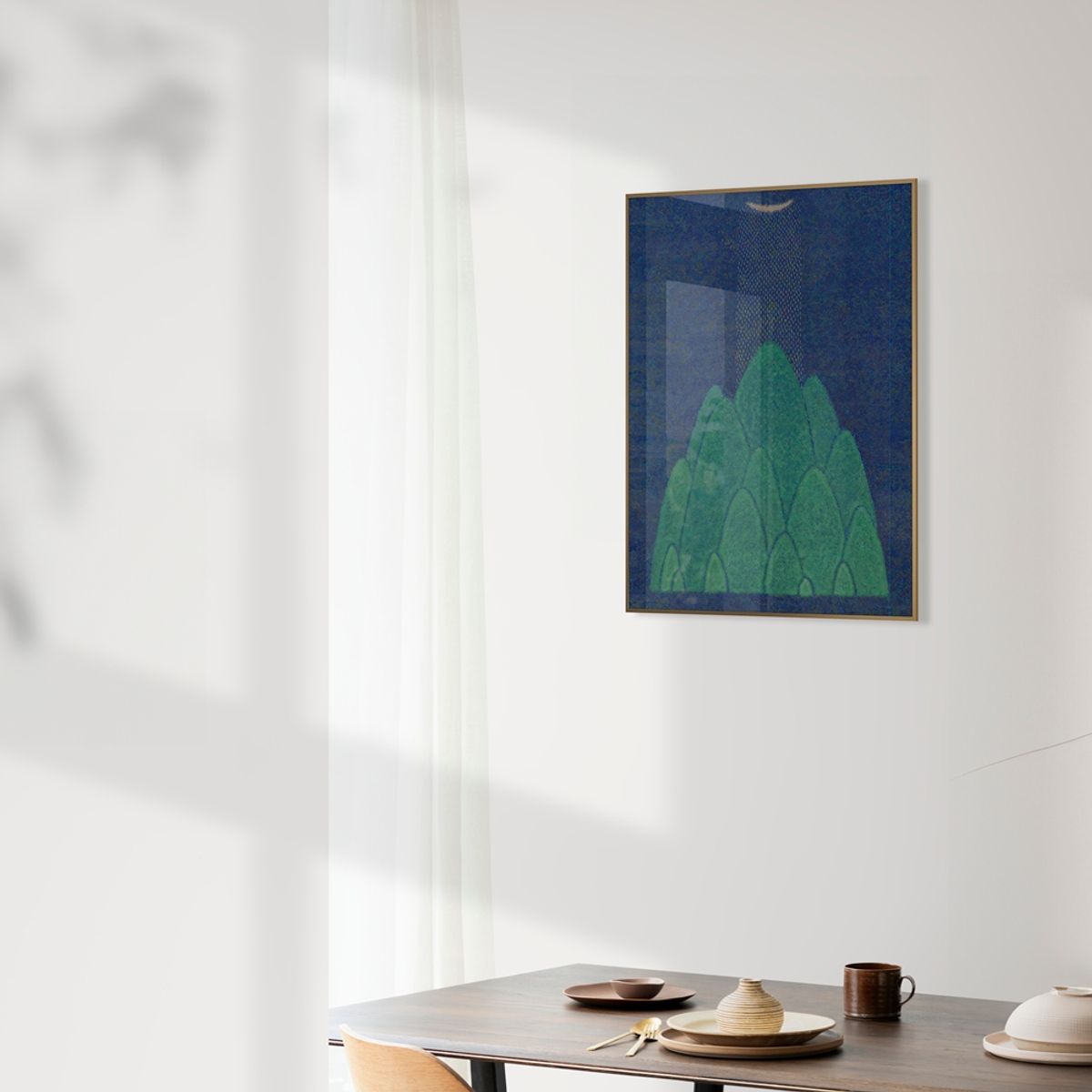 갤러리티(GALLERYT) 휴 - 달빛숲 193 - 강선미 작가 포스터 액자 46x60cm