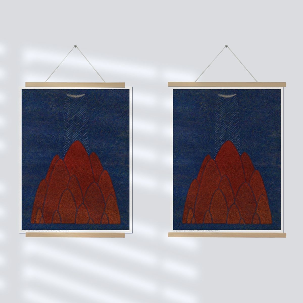 갤러리티(GALLERYT) 휴 - 달빛숲 194 - 강선미 작가 포스터 액자 46x60cm