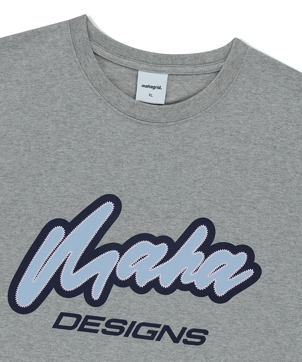 마하그리드(MAHAGRID) MAHA SPELLOUT TEE GREY(MG2FMMT531A)