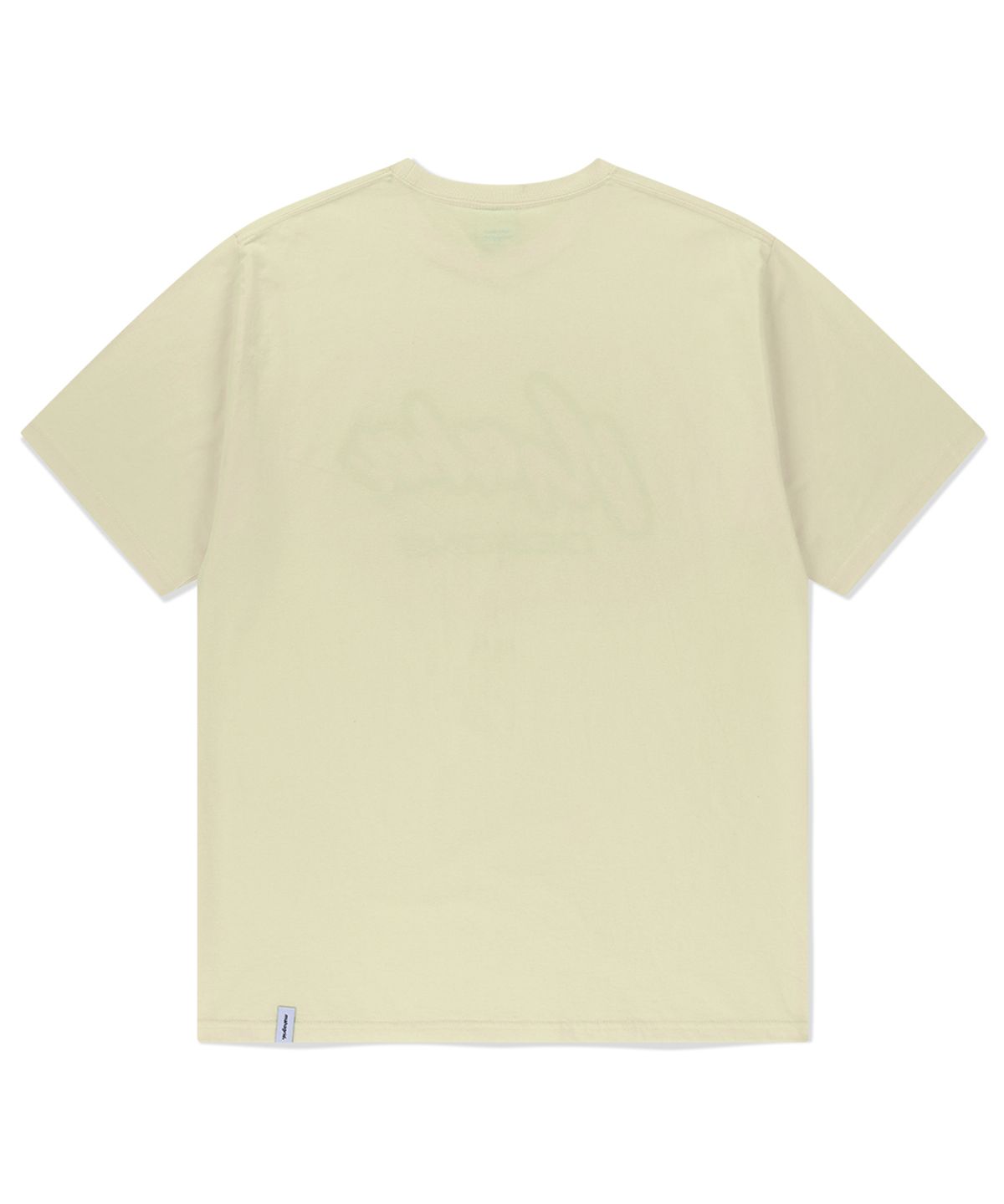 마하그리드(MAHAGRID) MAHA SPELLOUT TEE CREAM(MG2FMMT531A)