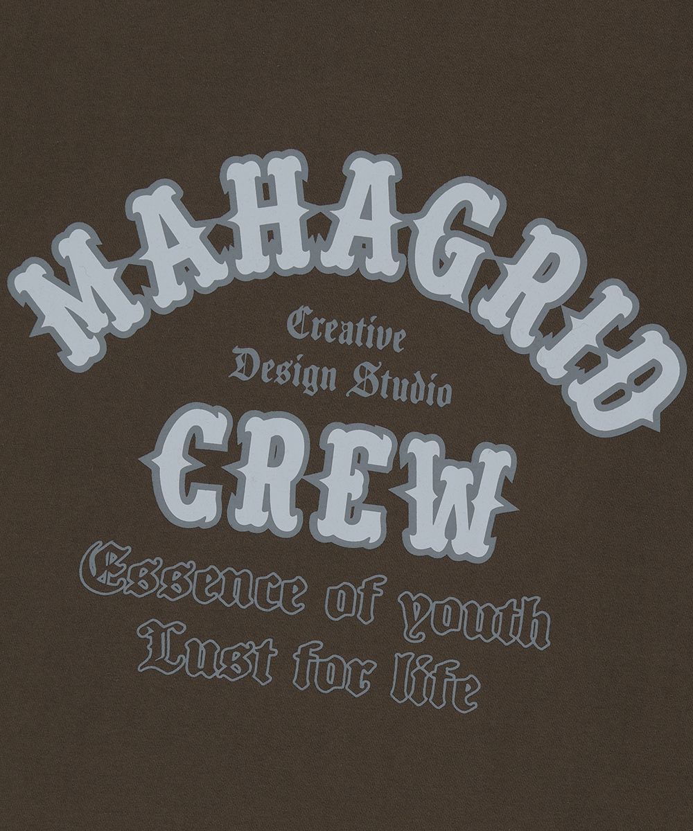 MUSINSA | MAHAGRID MAHAGRID CREW TEE BROWN(MG2FMMT511A)