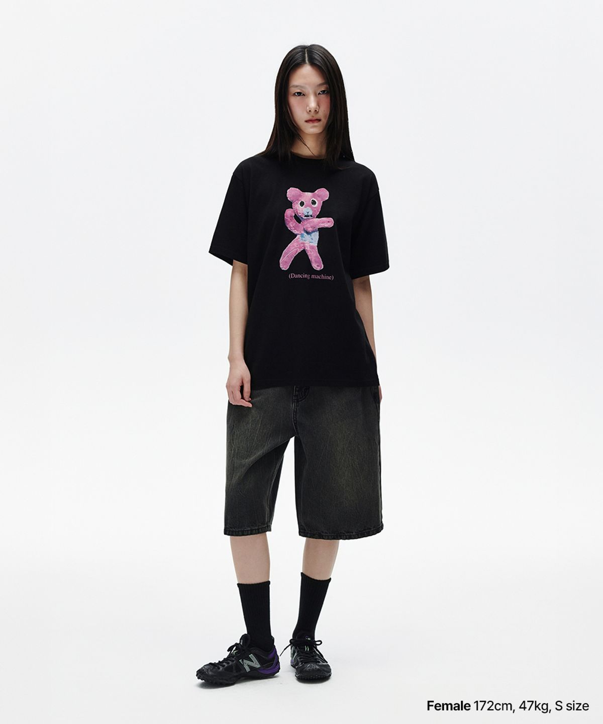 마하그리드(MAHAGRID) DANCING MACHINE TEE BLACK(MG2FMMT507A)