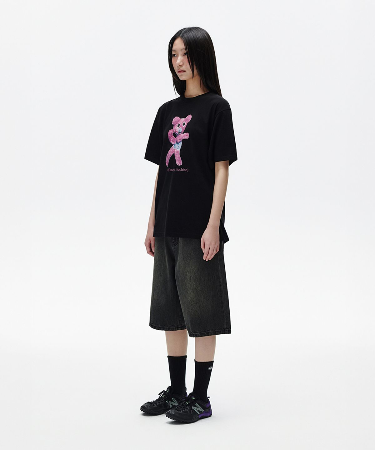 마하그리드(MAHAGRID) DANCING MACHINE TEE BLACK(MG2FMMT507A)