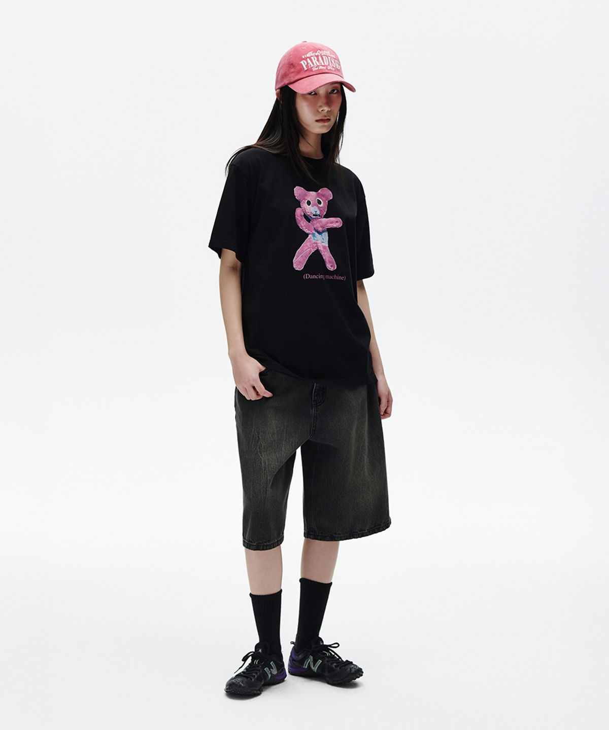 마하그리드(MAHAGRID) DANCING MACHINE TEE BLACK(MG2FMMT507A)