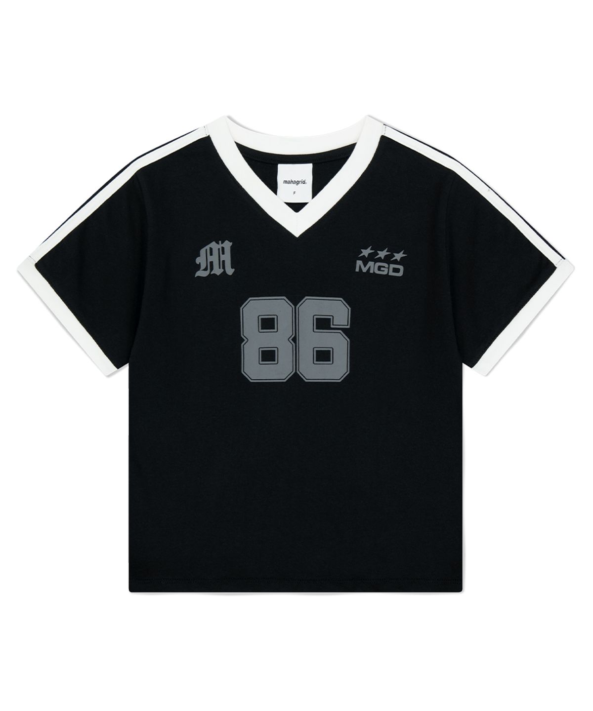 마하그리드(MAHAGRID) FOOTBALL RINGER TEE BLACK(MG2FMFT587A)