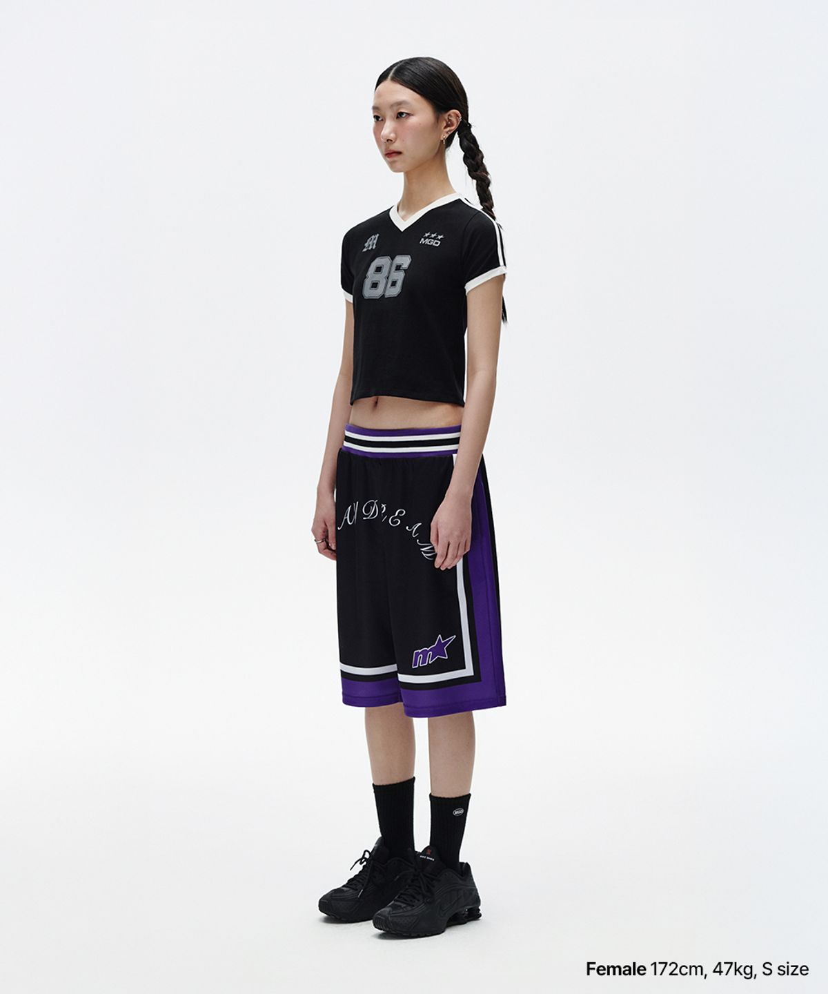 마하그리드(MAHAGRID) FOOTBALL RINGER TEE BLACK(MG2FMFT587A)