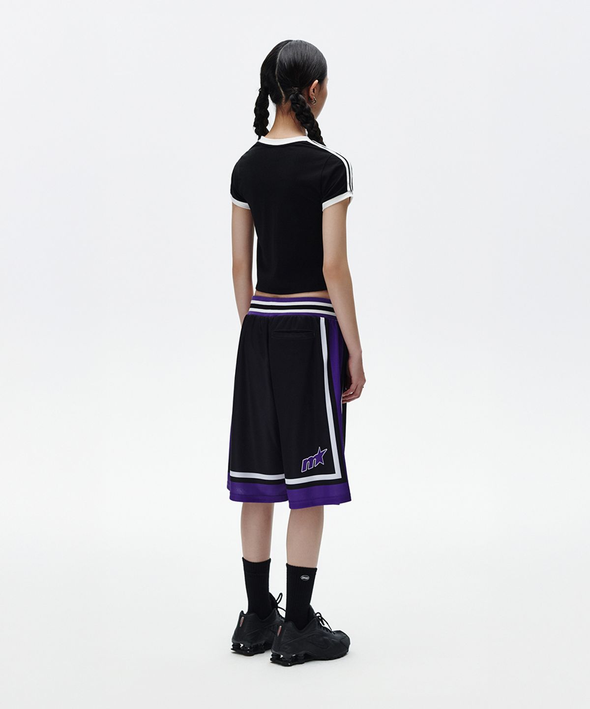 마하그리드(MAHAGRID) FOOTBALL RINGER TEE BLACK(MG2FMFT587A)