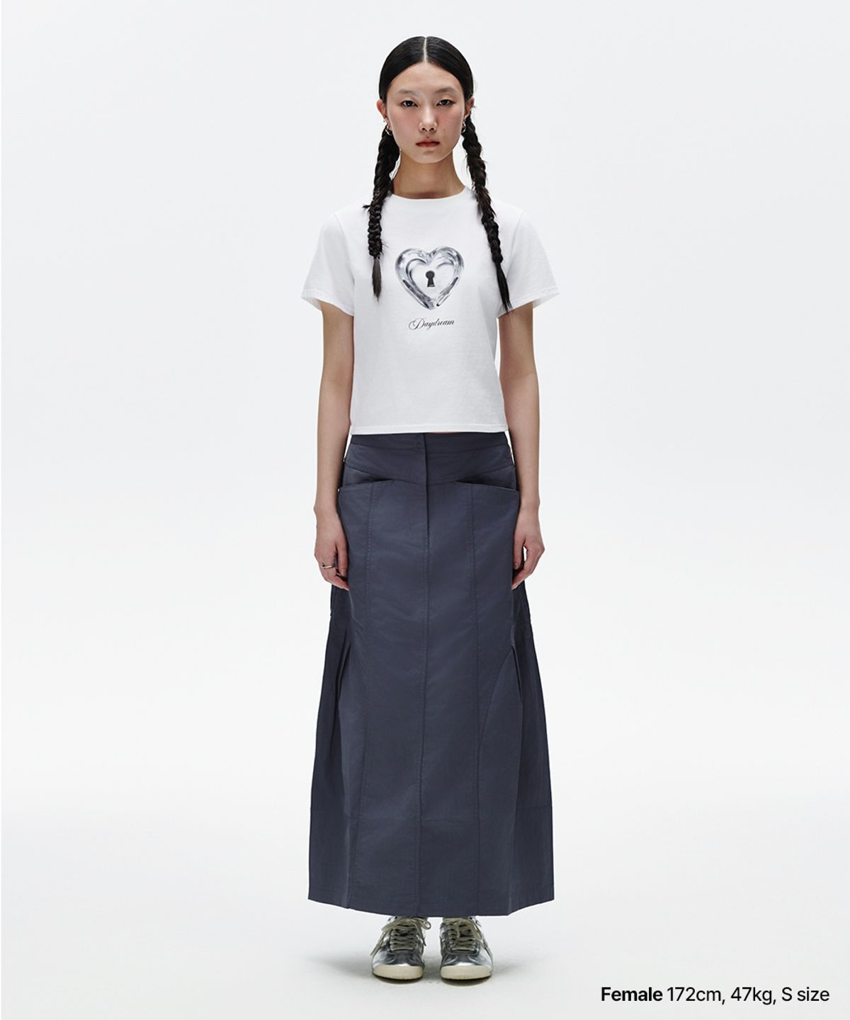 마하그리드(MAHAGRID) HEART LOCK TEE WHITE(MG2FMFT584A)