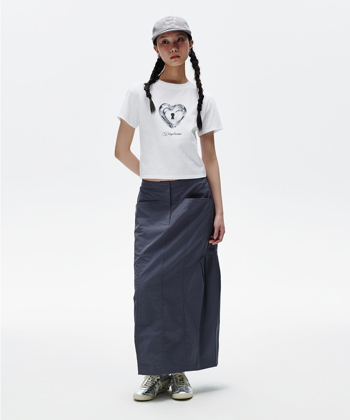 마하그리드(MAHAGRID) HEART LOCK TEE WHITE(MG2FMFT584A)