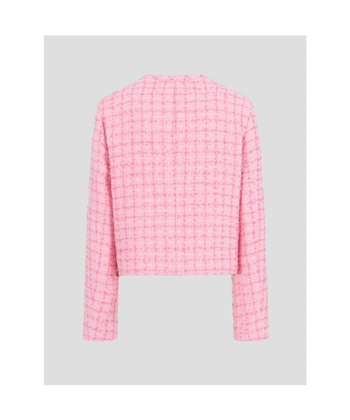 빈폴 레이디스(BEANPOLE LADIES) [B. my] 트위드 라운드넥 재킷  핑크 (BF5211N01X)