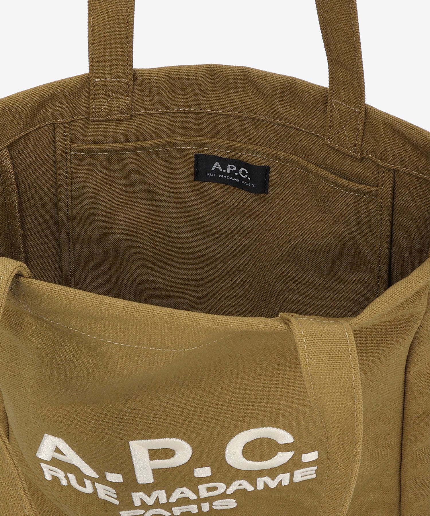 トートバッグ A.P.C. Lou Madame Lou Tote Bag Caramel PSAJSM61937CAF PSAJSM MUSINSA | A.P.C. Lou Madame Lou Tote Bag - Caramel