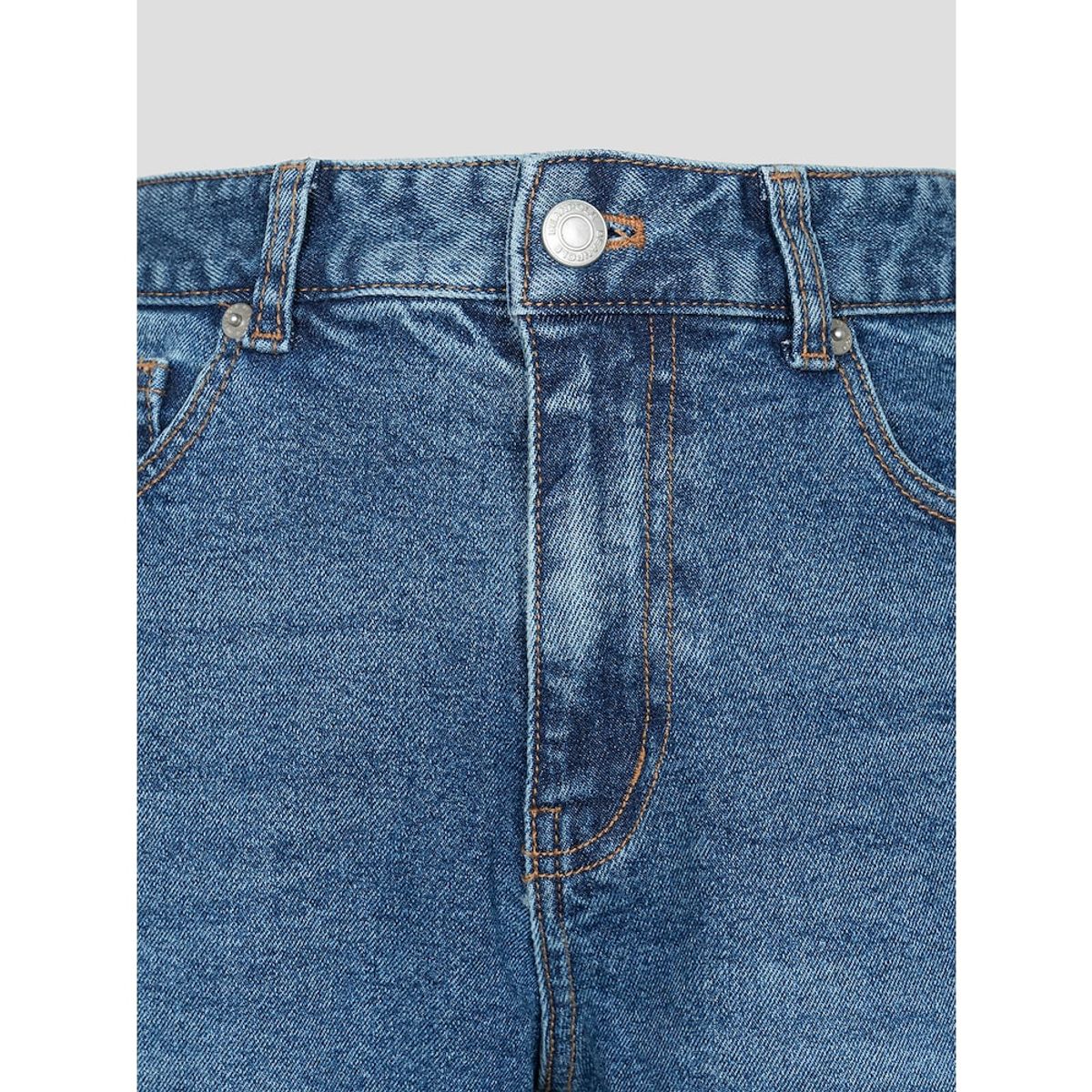 빈폴 레이디스(BEANPOLE LADIES) [Essential] 배기핏 데님 팬츠  블루 (BF5321E02P)