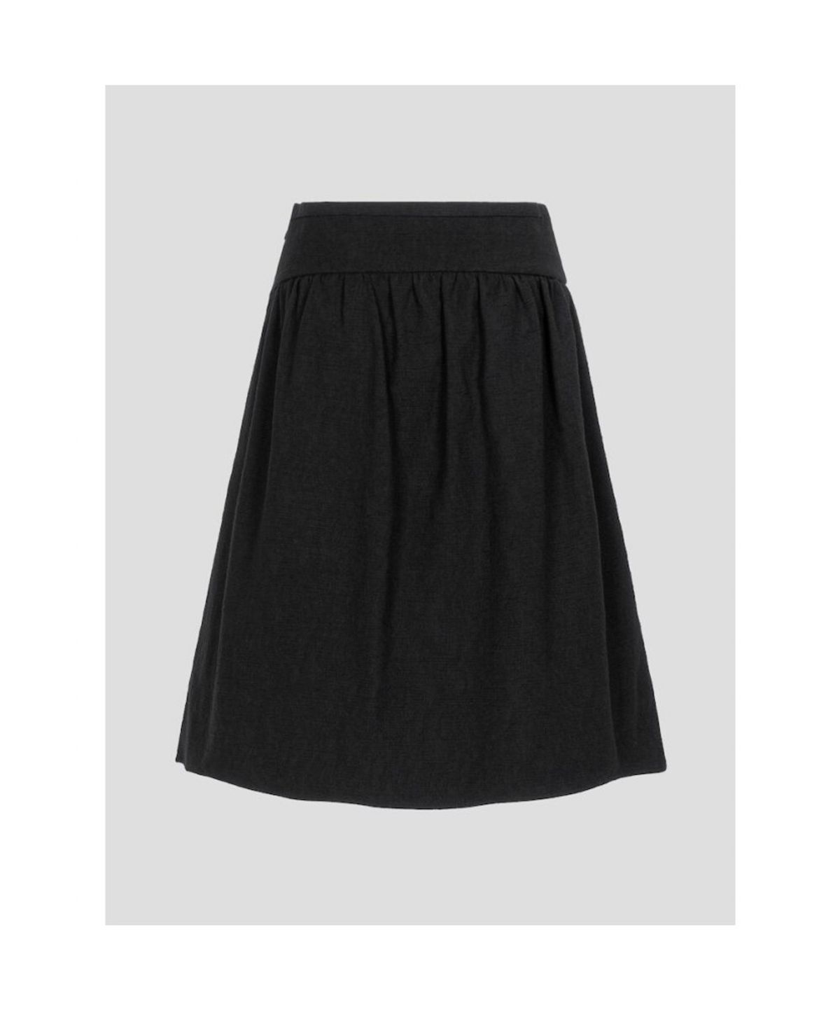 빈폴 레이디스(BEANPOLE LADIES) [B. my] 자카드 풀 스커트  블랙 (BF5227N025)