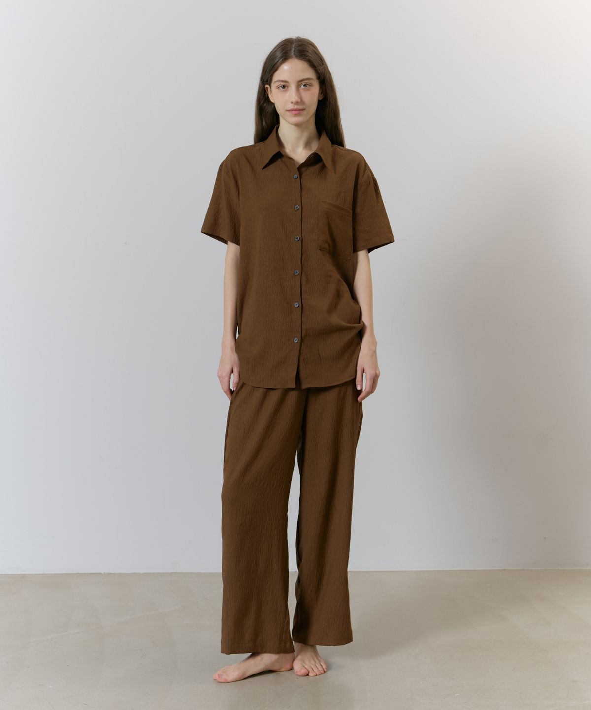 아템포(ATEMPO) FIRST PAJAMA COUPLE SET_brown