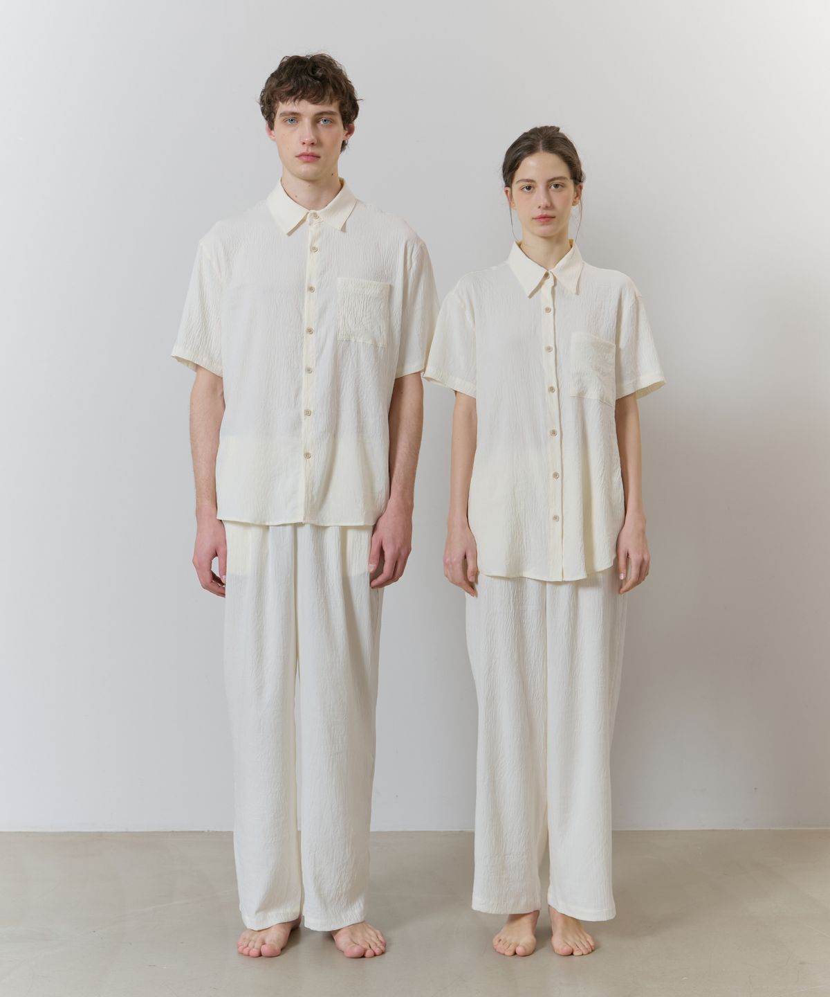 아템포(ATEMPO) FIRST PAJAMA COUPLE SET_ecru