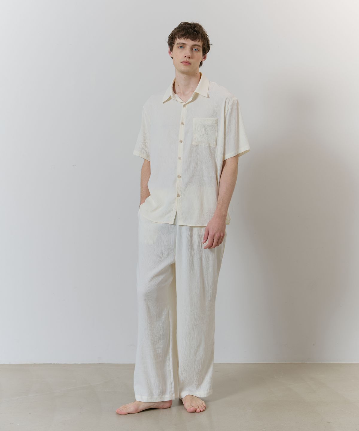 아템포(ATEMPO) FIRST PAJAMA COUPLE SET_ecru