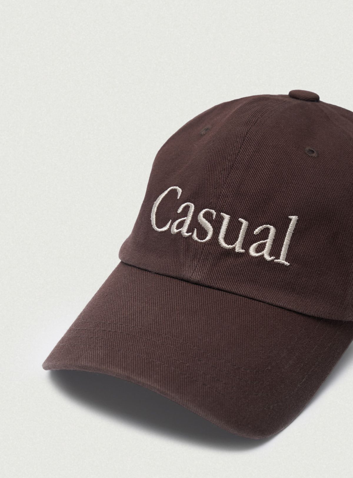 더바넷(THEBARNNET) Casual Logo Ball Cap_Brown