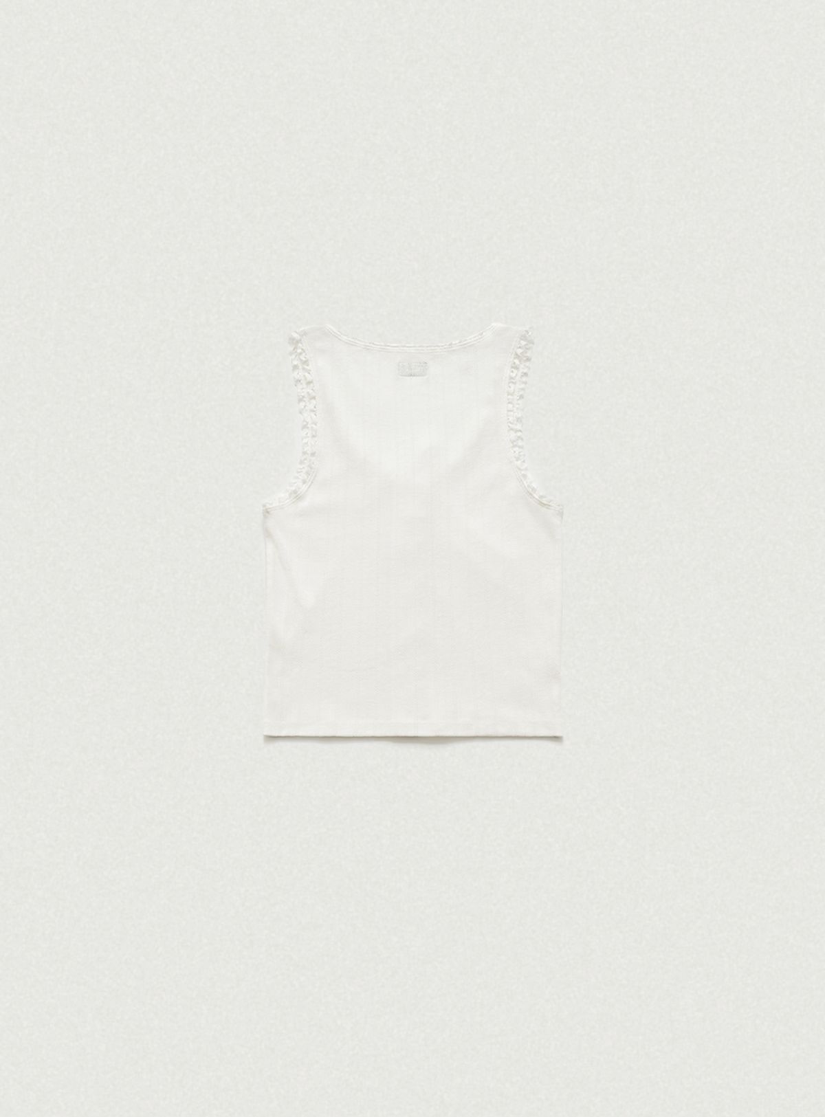 더바넷(THEBARNNET) Ravioli Lace-Trim Tank Top_White