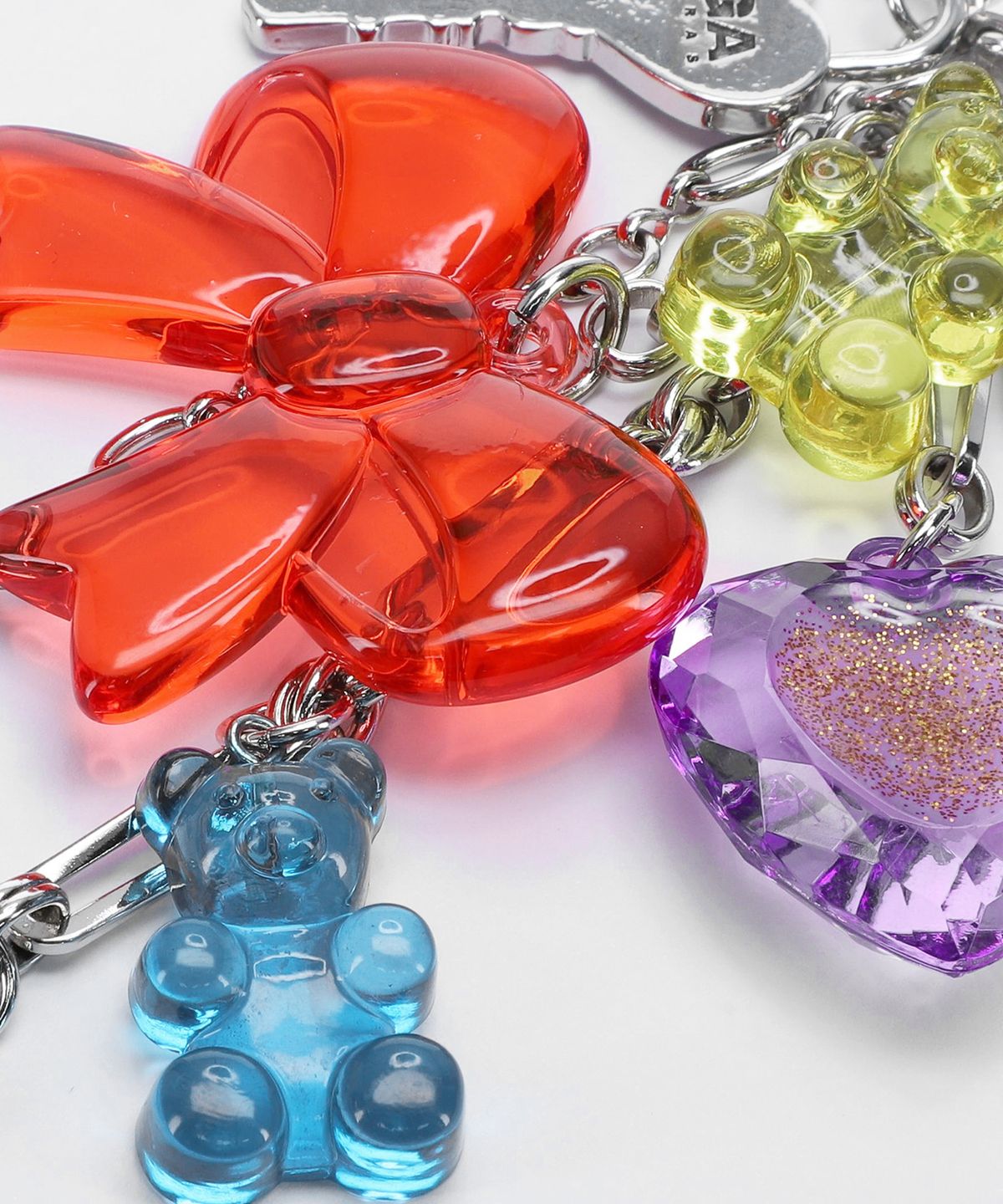 이우가마카라스(IUGAMAKARAS) Colorful Ribbon Keyring