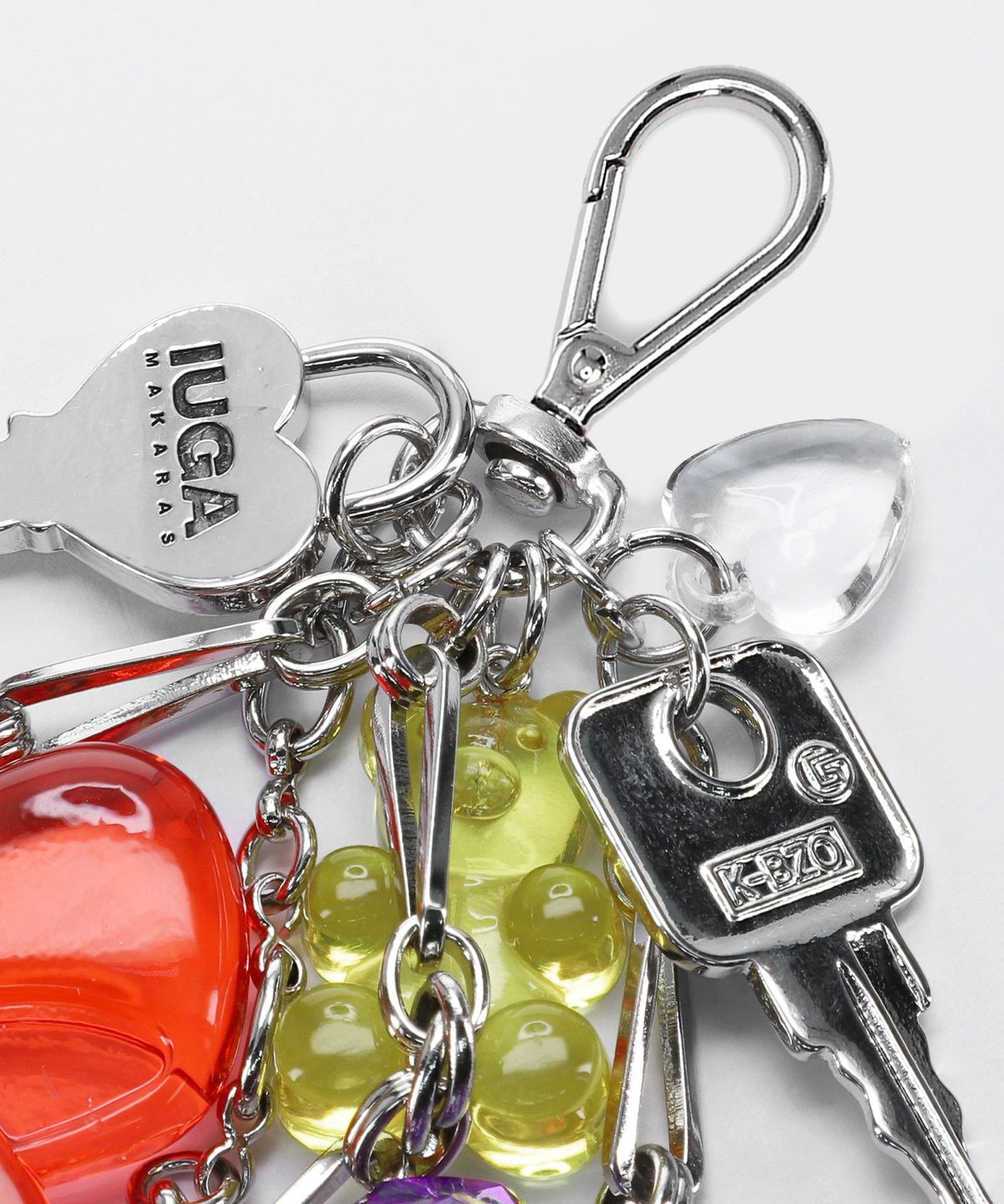 이우가마카라스(IUGAMAKARAS) Colorful Ribbon Keyring