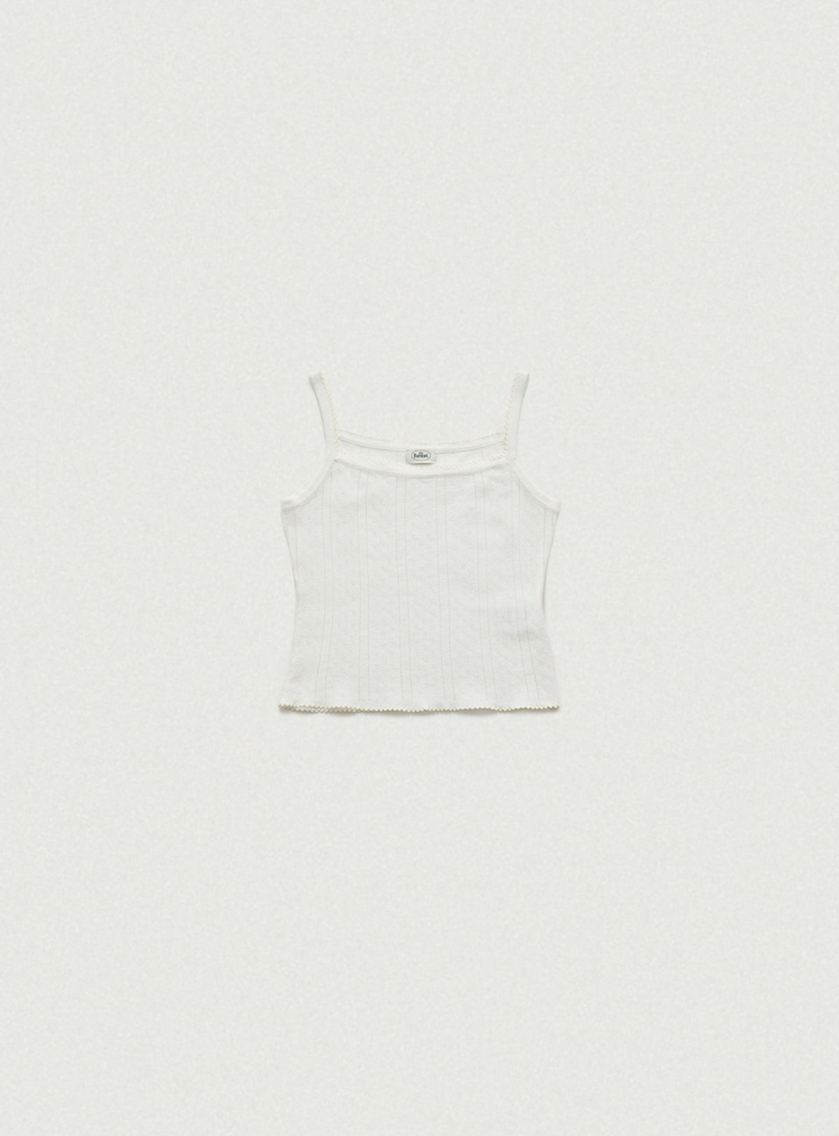 더바넷(THEBARNNET) Cotton Eyelet Knit Cardigan Ensemble With Sleeveless Top_Ivory