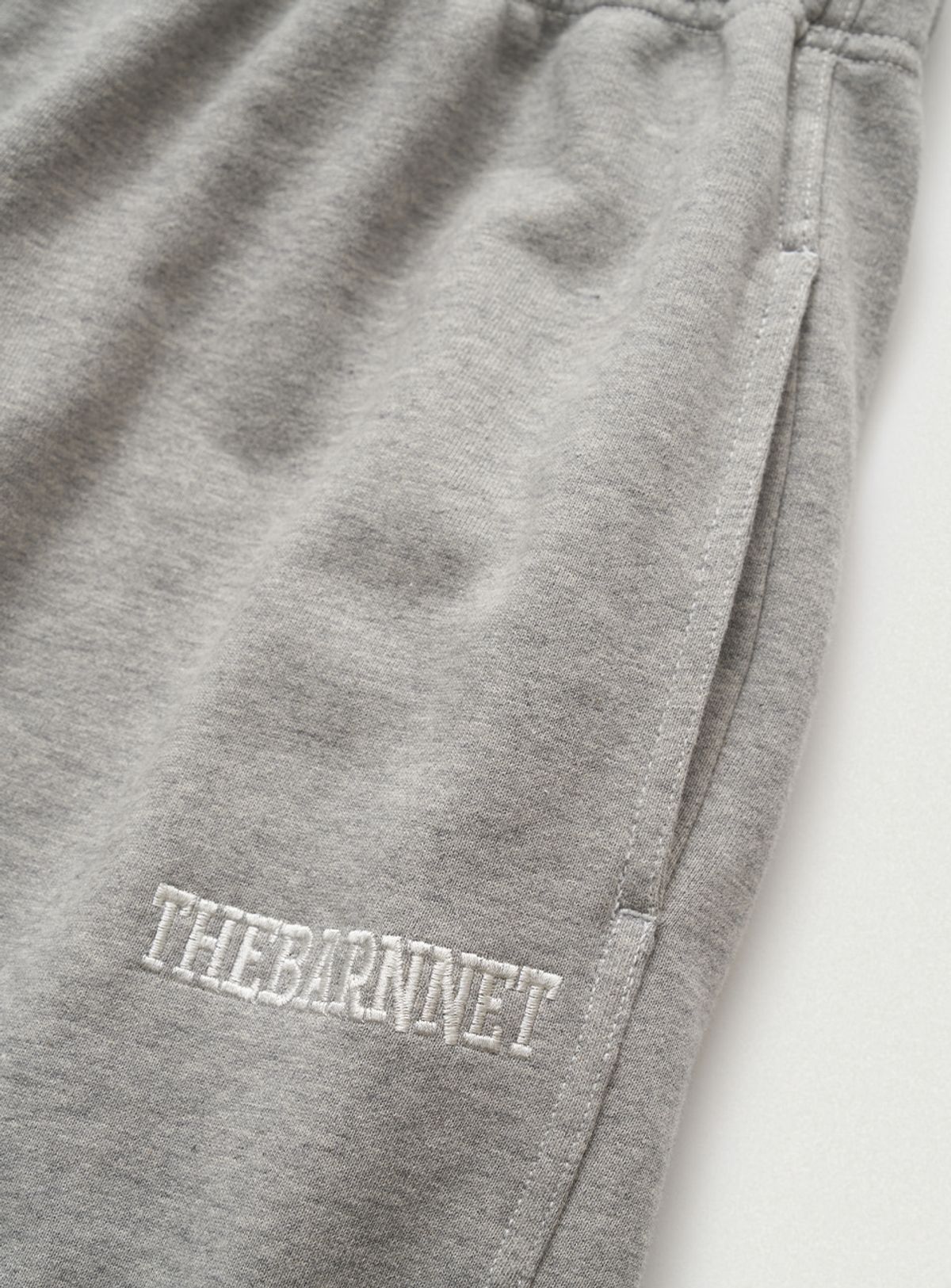 더바넷(THEBARNNET) Campie Sweat Drawstring Jogger Pants_Grey