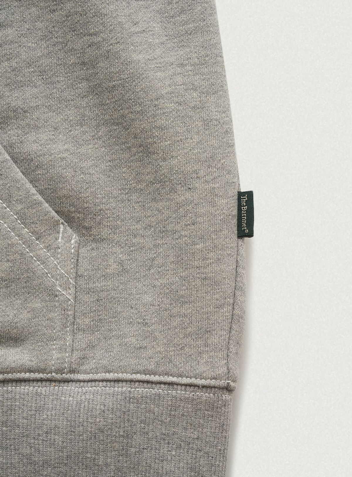 더바넷(THEBARNNET) Campie Sweat Zip-Up Hoodie Jacket_Grey