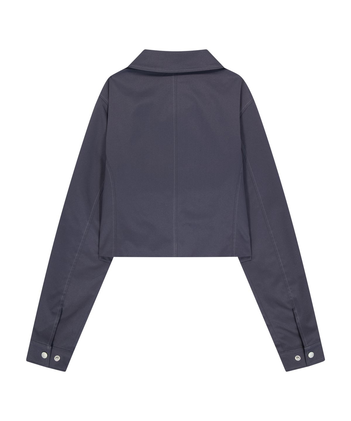 이우가마카라스(IUGAMAKARAS) Flowers Zip-Up Jacket (Dark Gray)