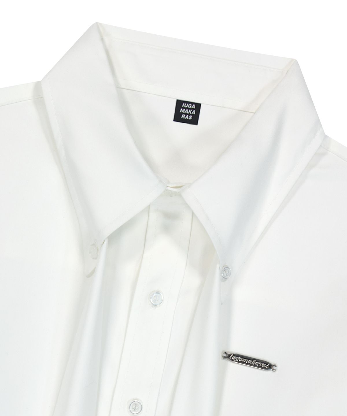 이우가마카라스(IUGAMAKARAS) Tied Shirts (White)