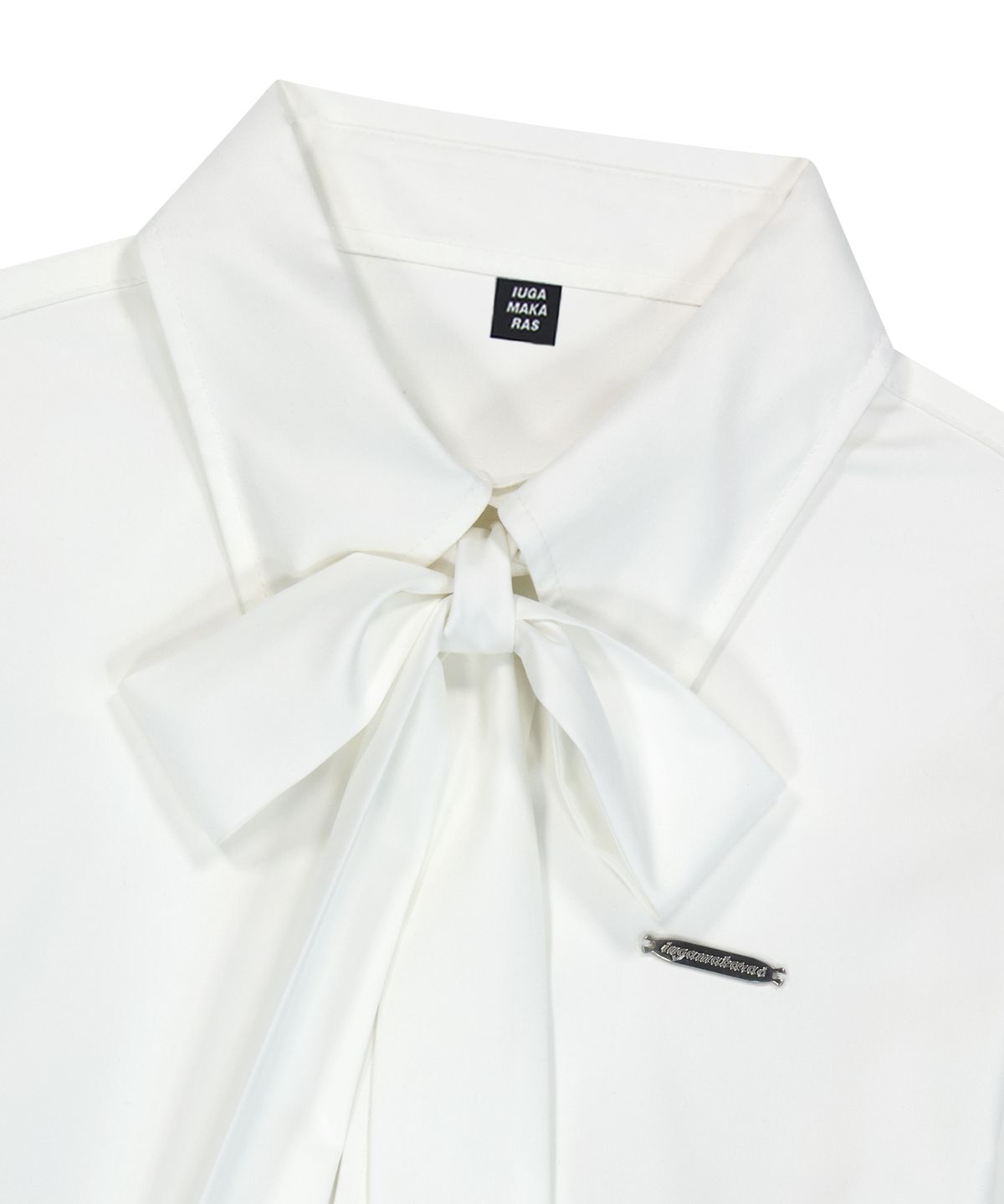 이우가마카라스(IUGAMAKARAS) Tied Shirts (White)