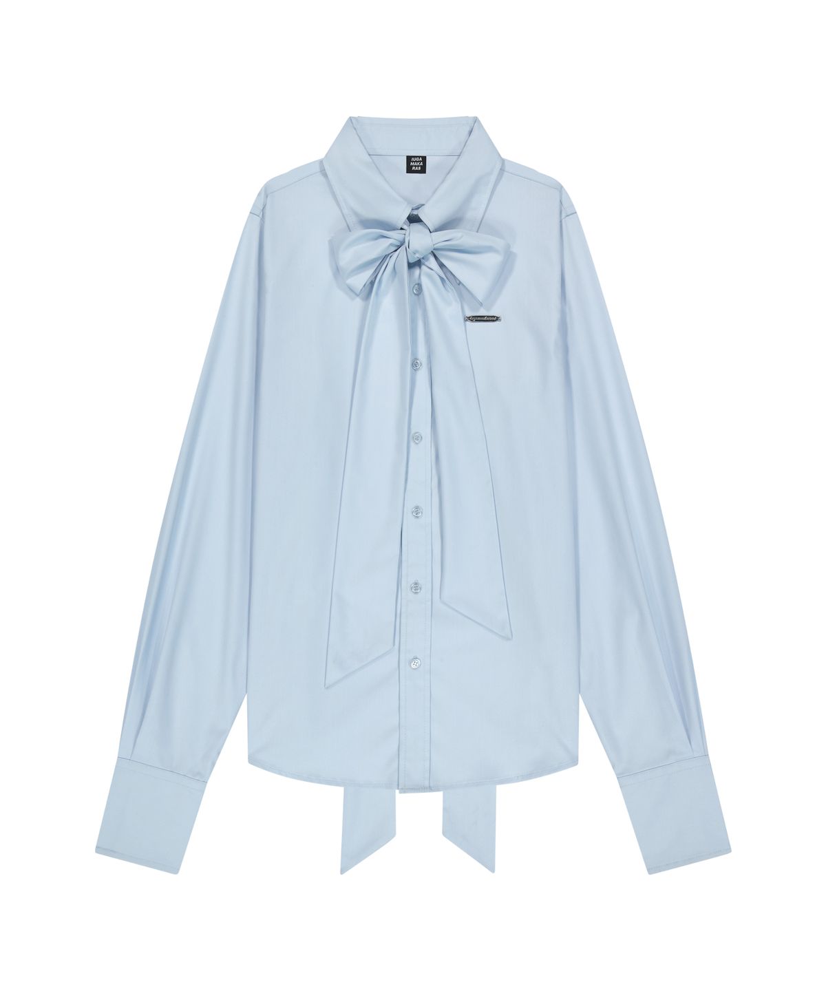 이우가마카라스(IUGAMAKARAS) Tied Shirts (Sky Blue)