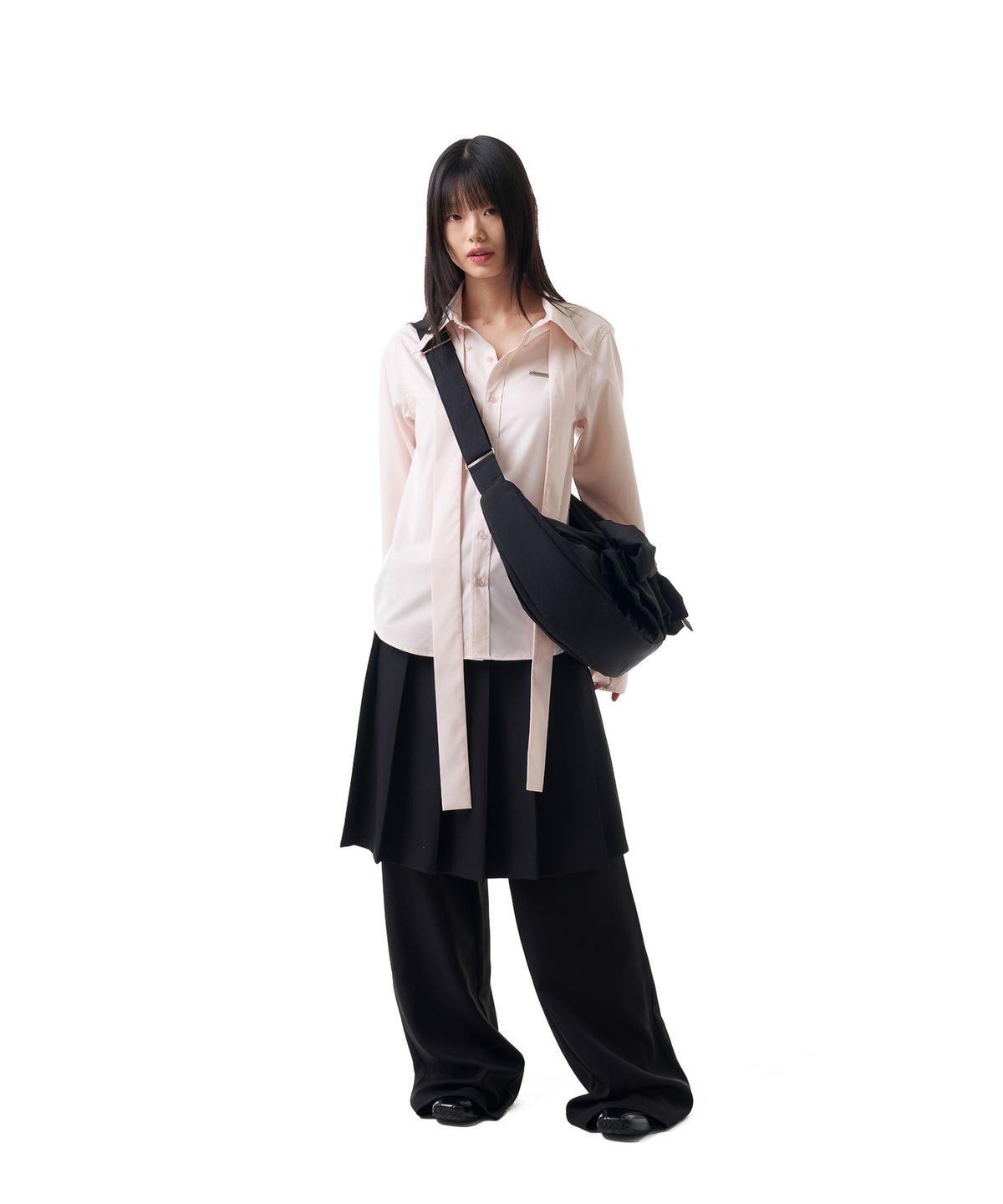 이우가마카라스(IUGAMAKARAS) Tied Shirts (Pink)