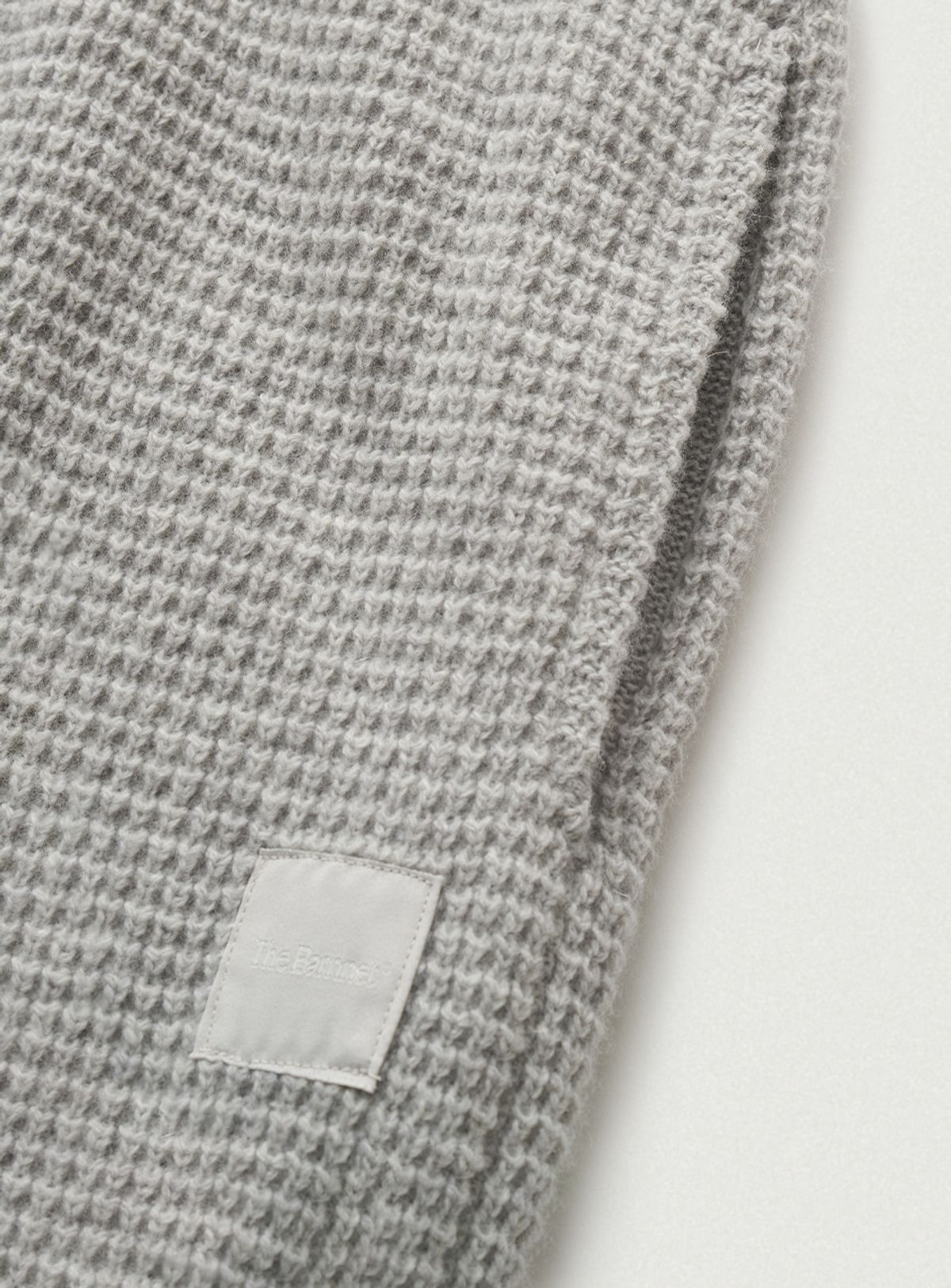 더바넷(THEBARNNET) Bella Waffle Knit Drawstring Pants_Grey