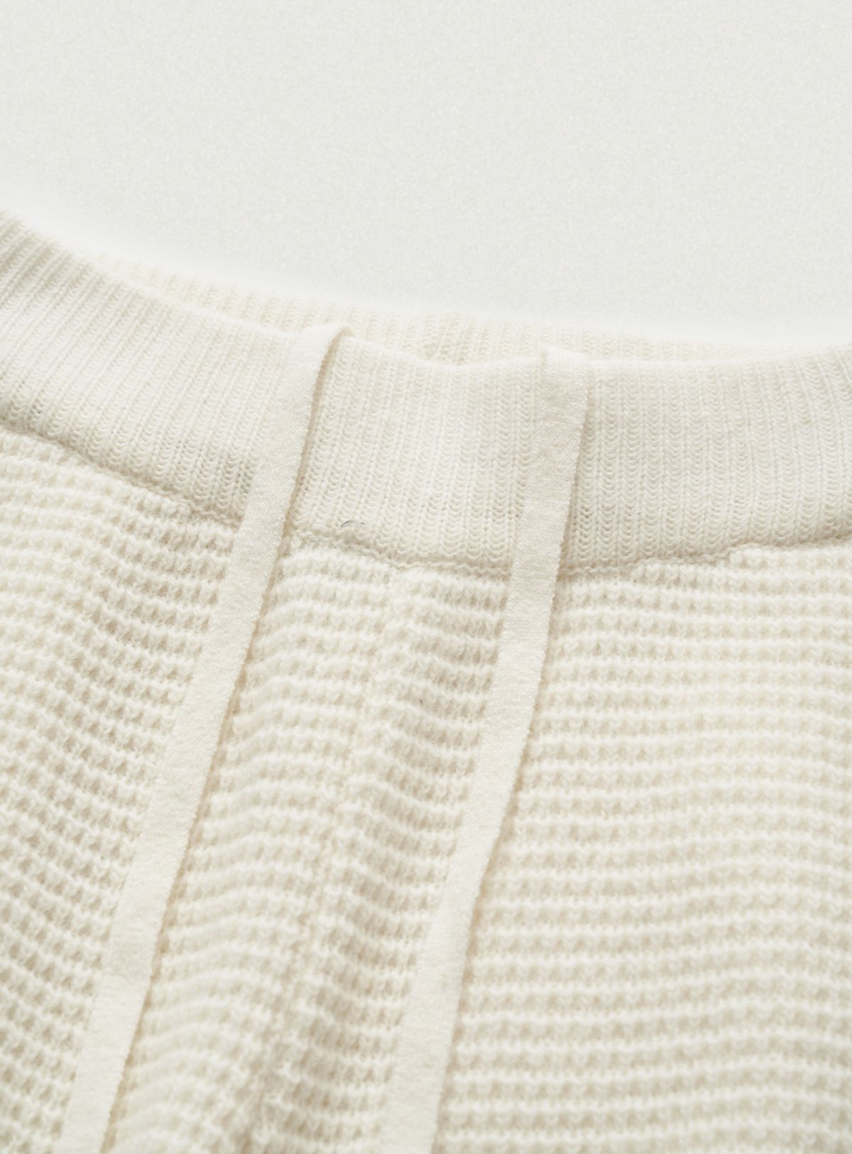 더바넷(THEBARNNET) Bella Waffle Knit Drawstring Pants_Ivory
