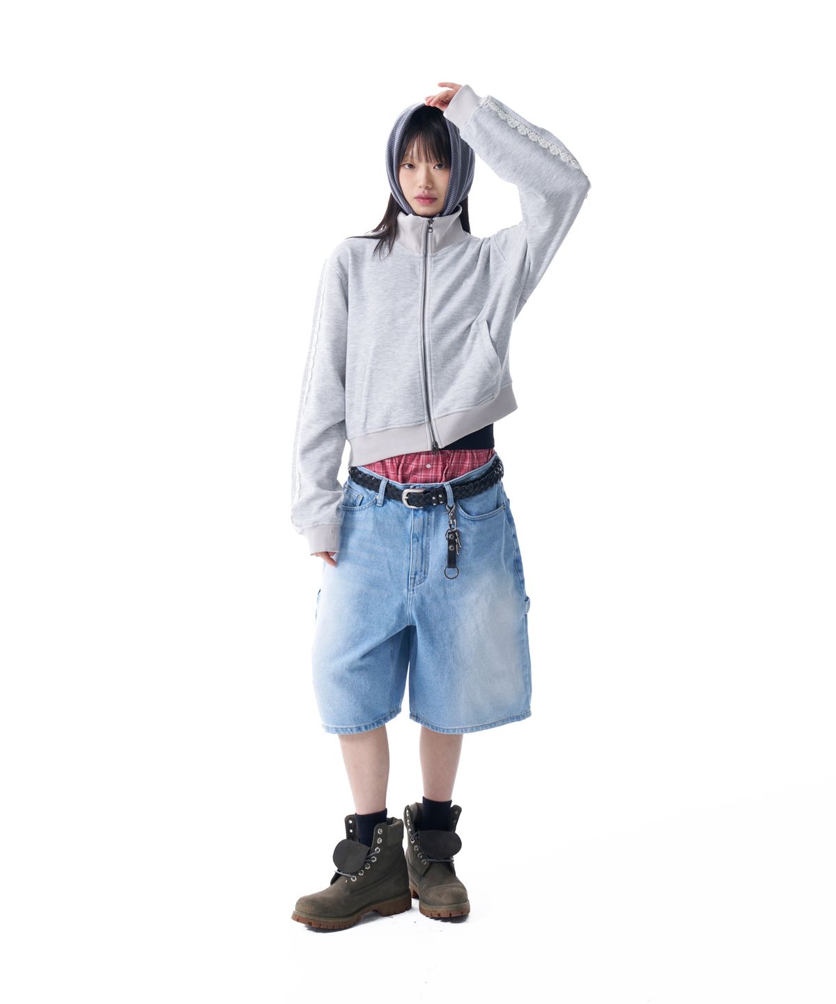 아캄(AAKAM) Laced Track Jacket (Gray)