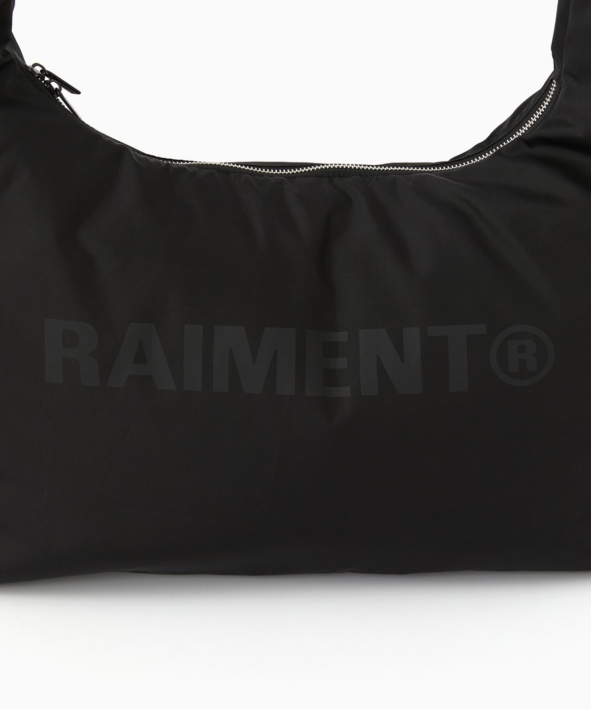 레이몬트(RAIMENT) 패디드 라지 호보 크로스백_블랙