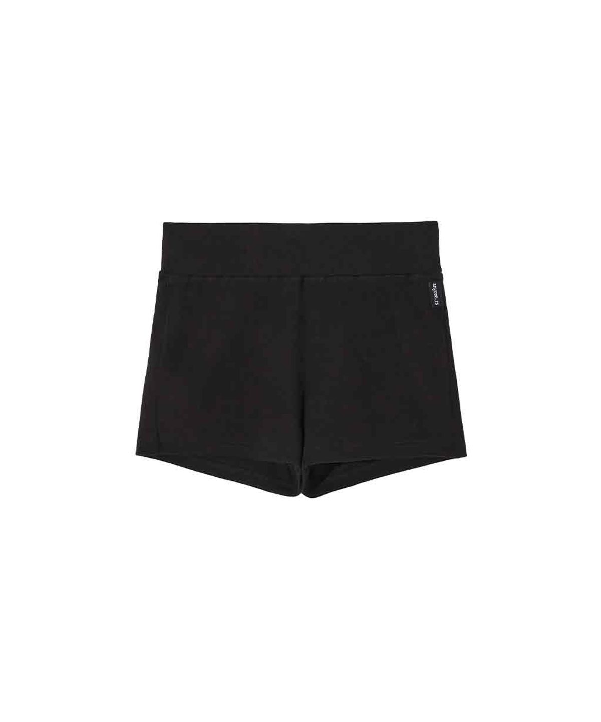 렌세(RENSE) Micro Ribbed Banding Short Pants Black