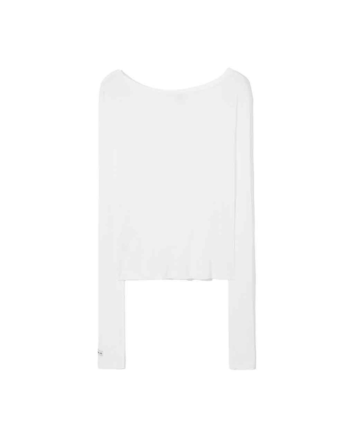 렌세(RENSE) See-through Layer Long Sleeve White