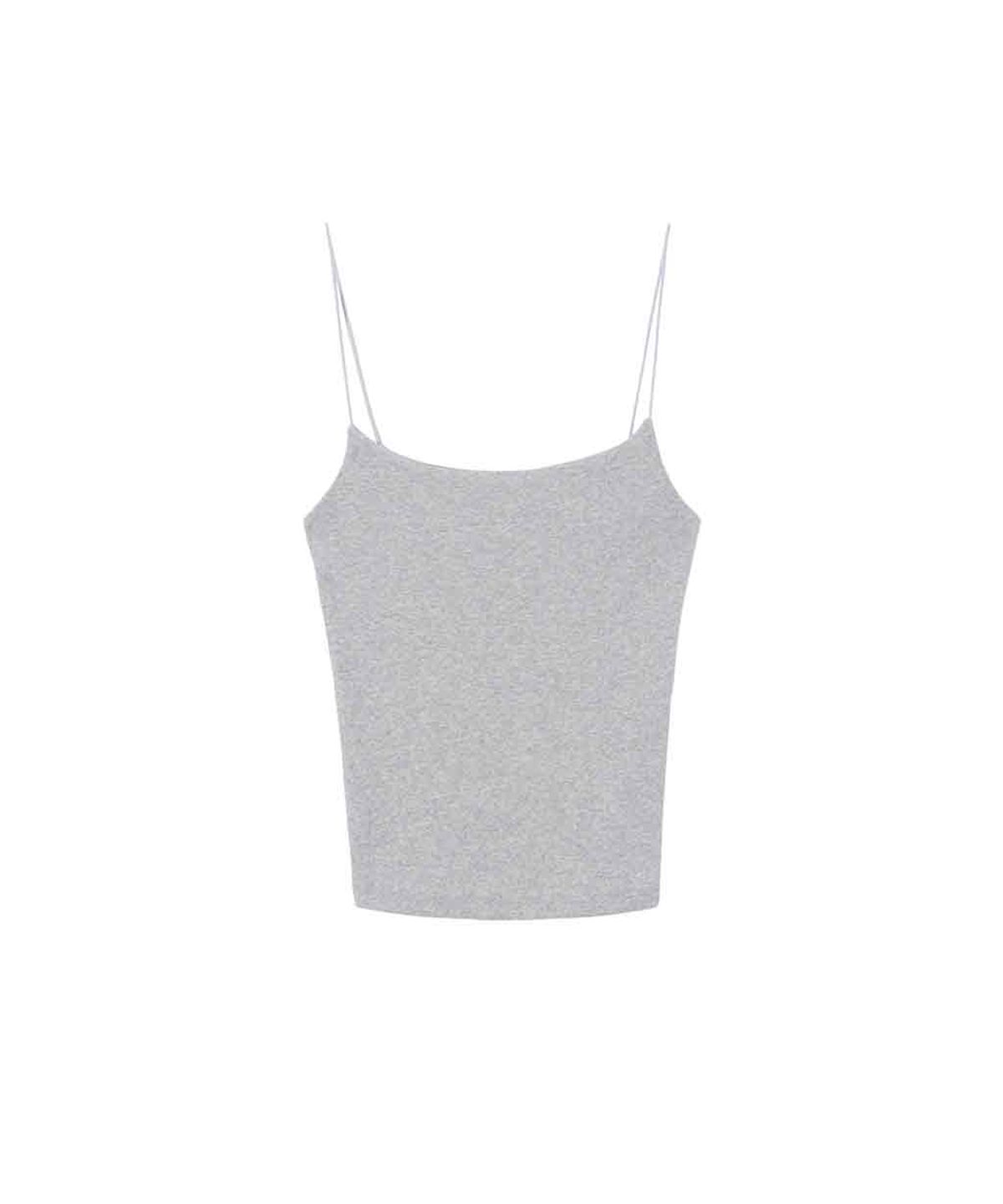 렌세(RENSE) String Point Sleeveless Melange Gray