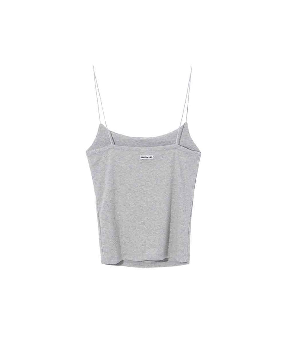 렌세(RENSE) String Point Sleeveless Melange Gray