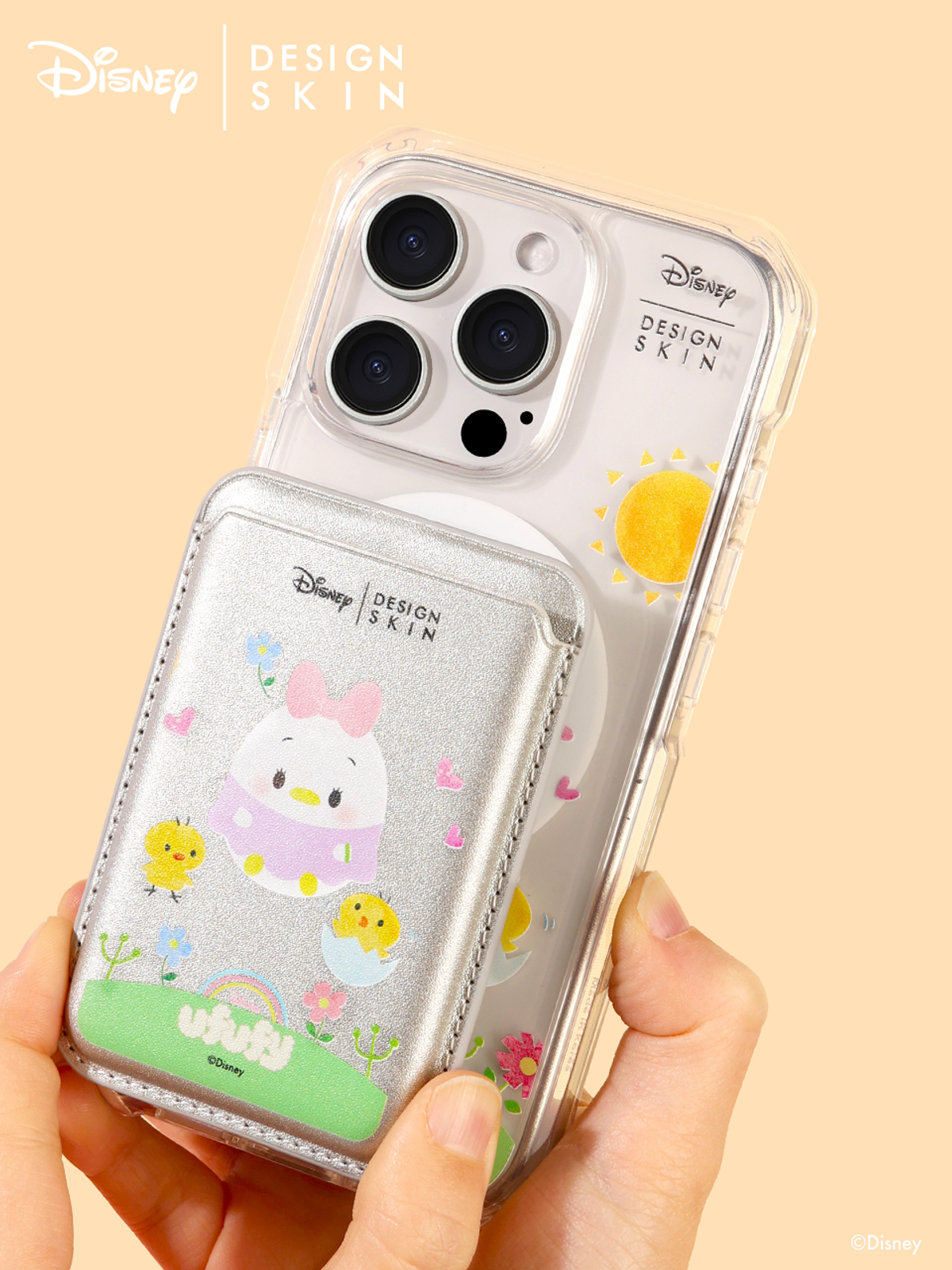 디자인스킨(DESIGNSKIN) [디즈니] 맥세이프 레더 포켓-우푸피