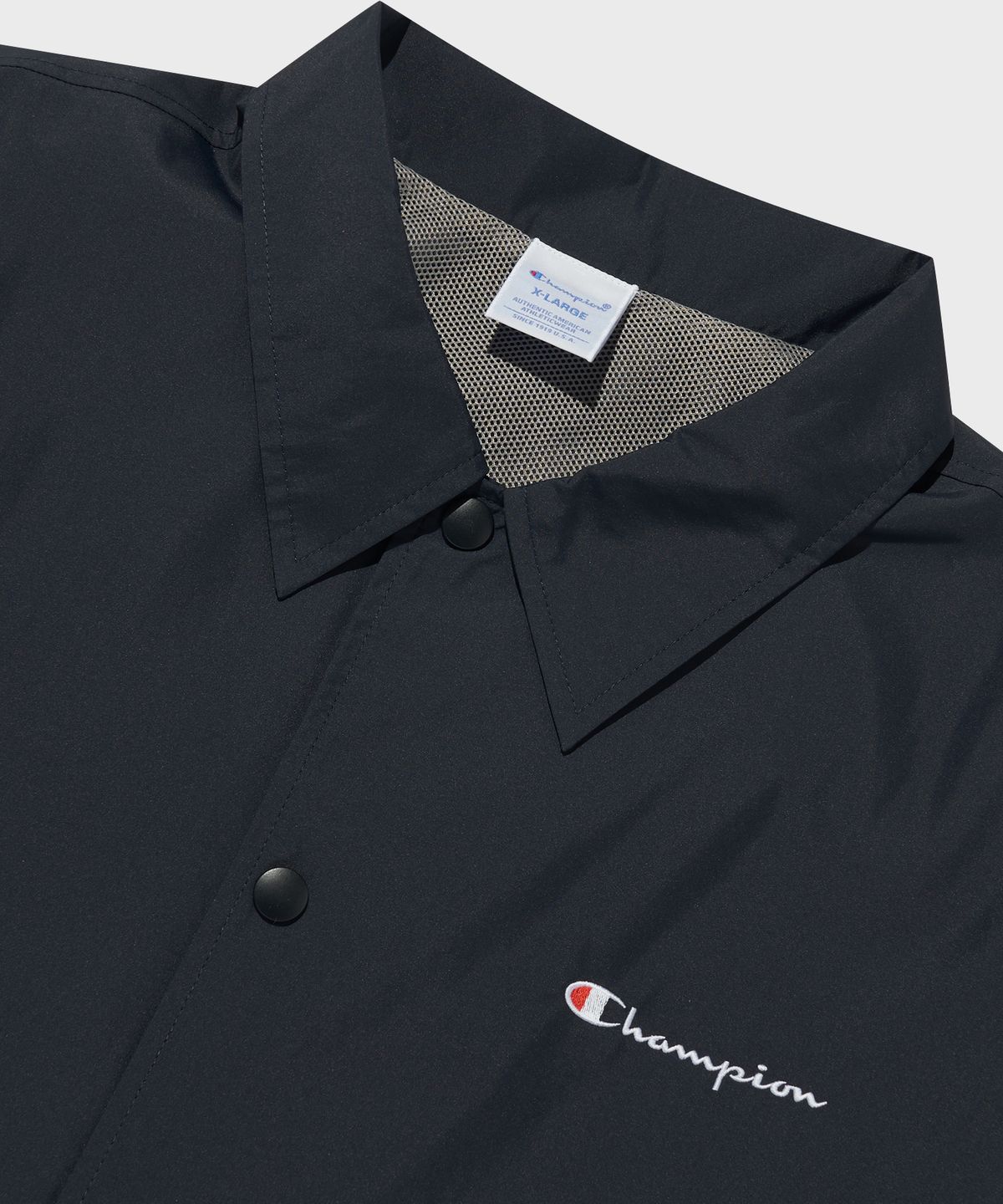 챔피온(CHAMPION) 폴리에스터 메쉬 안감 코치 재킷 Normal Navy